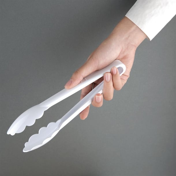 Vogue White Tongs 9" p941