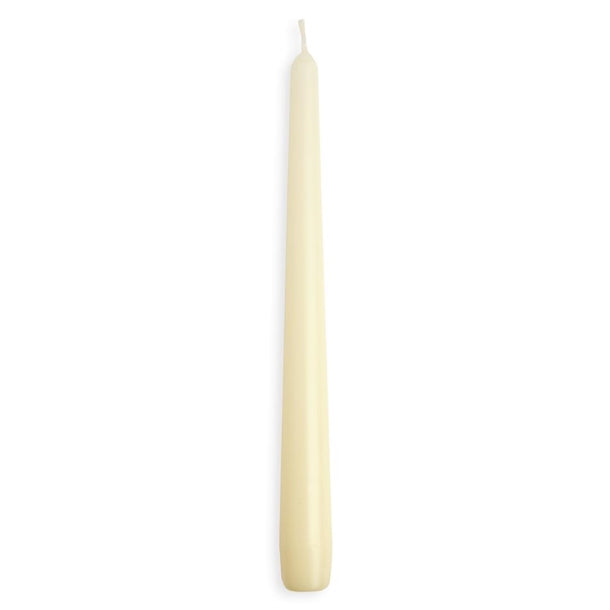 Bolsius Tapered Ivory 10" Candles (100 Pack) p962