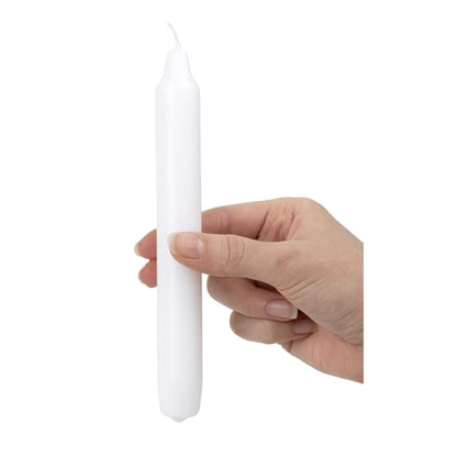 Bolsius 7" Bistro Candles White (45 Pack) p963