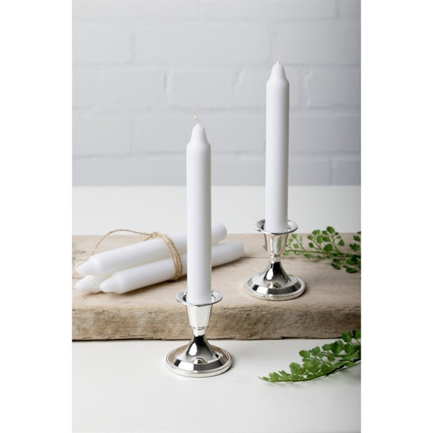 Bolsius 7" Bistro Candles White (45 Pack) p963