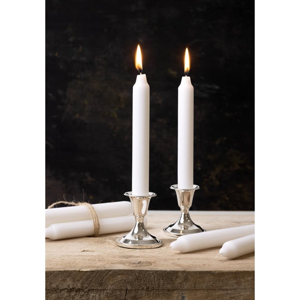 Bolsius 7" Bistro Candles White (45 Pack) p963