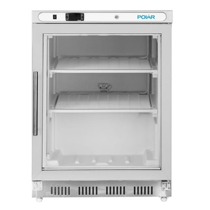 Polar C-Series Undercounter Stainless Steel Display Freezer 129Ltr pc008