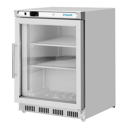 Polar C-Series Undercounter Stainless Steel Display Freezer 129Ltr pc008