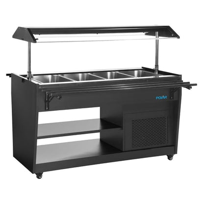 Polar G-Series Refrigerated Buffet Bar in Black pg007