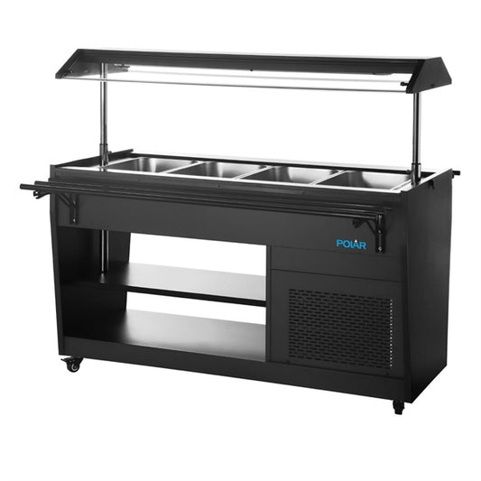 Polar G-Series Refrigerated Buffet Bar in Black pg007