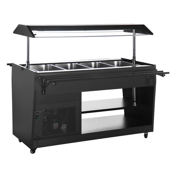 Polar G-Series Refrigerated Buffet Bar in Black pg007
