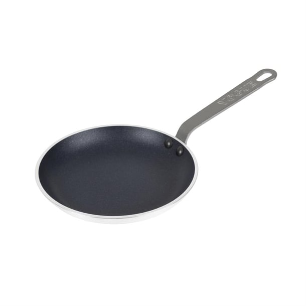 Vogue Aluminium Non-Stick Teflon Blinis Pan 15cm s340