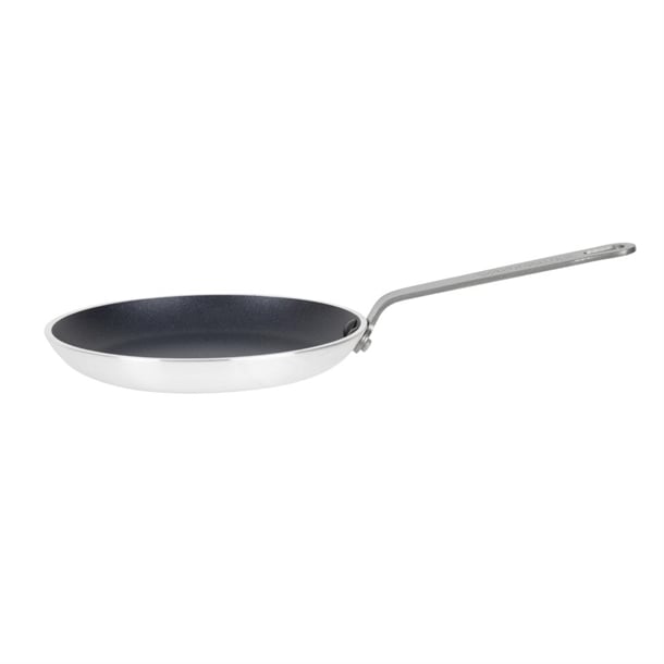 Vogue Aluminium Non-Stick Teflon Blinis Pan 15cm s340