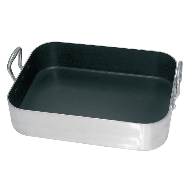 Vogue Aluminium Non Stick Roasting Pan 450x350mm s364