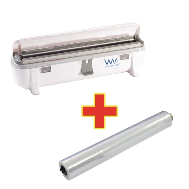 Special Offer Wrapmaster 4500 Dispenser and 3 x 300m Cling Film s569