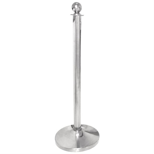 Bolero Stainless Steel Ball Top Barrier Post s651