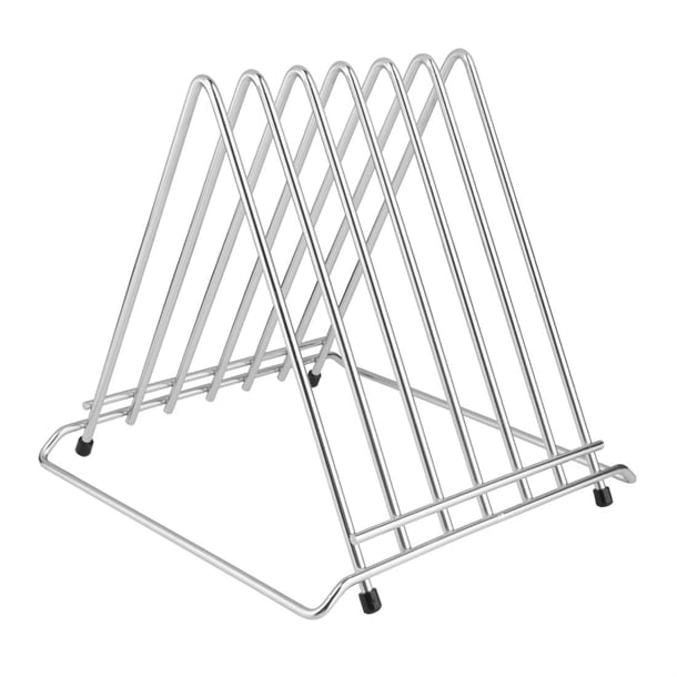 Hygiplas Low Density 6-Piece Chopping Board Set with Rack 455x305x20mm s678