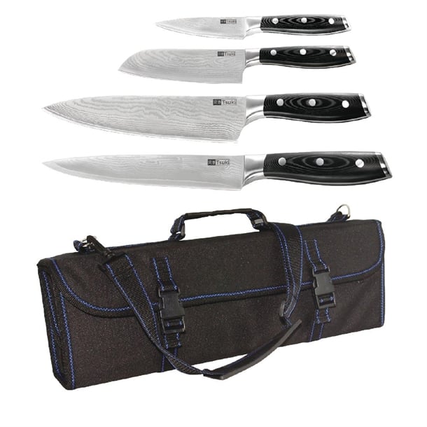 Vogue Tsuki 4-Piece Knife Set & Case Series 7 Special Offer s704
