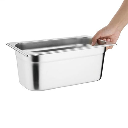 Vogue Stainless Steel Gastronorm Tray Set 8 x 1/3 s728