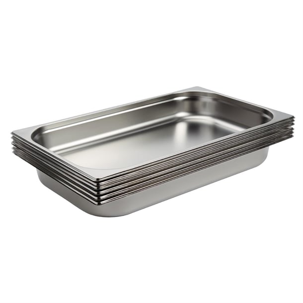 Vogue Stainless Steel 1/1 Gastronorm Tray 65mm k903