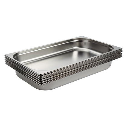 Vogue Stainless Steel 1/1 Gastronorm Tray 65mm k903