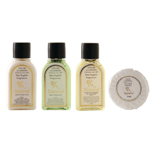 Hotel Complimentary Taylor of London Natural Range Toiletries Welcome Pack sa346