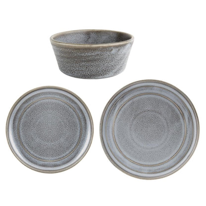 Olympia Cavolo Serve Like A Pro 18-Piece Charcoal Dusk Dinner Set sa623