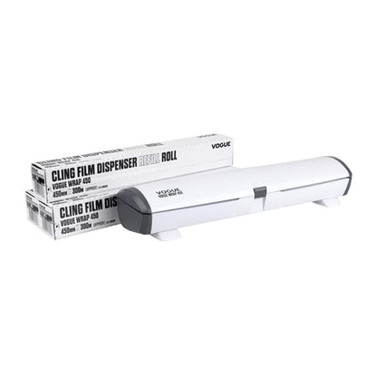 Vogue Wrap 450 Dispenser and Cling Film Refill Bundle sa786