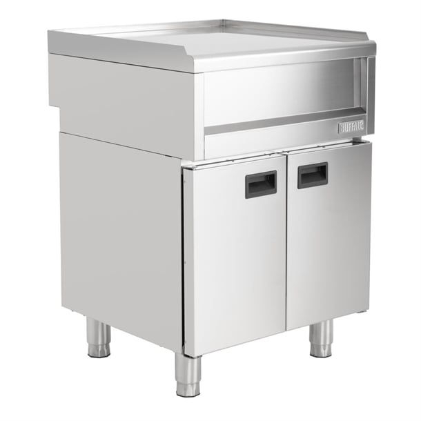 Buffalo 600 Series Neutral Prep Counter with Cupboard 600mm sa812
