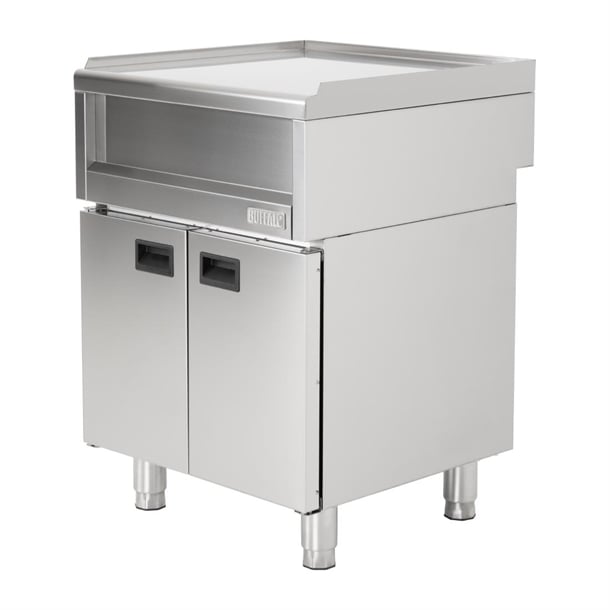 Buffalo 600 Series Neutral Prep Counter with Cupboard 600mm sa812