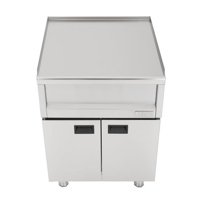 Buffalo 600 Series Neutral Prep Counter with Cupboard 600mm sa812