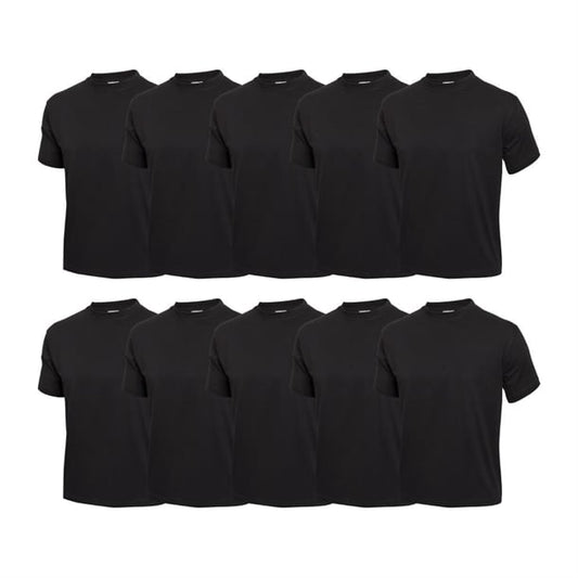 Nisbets Essentials T-Shirts Black (10 Pack) p_sa842