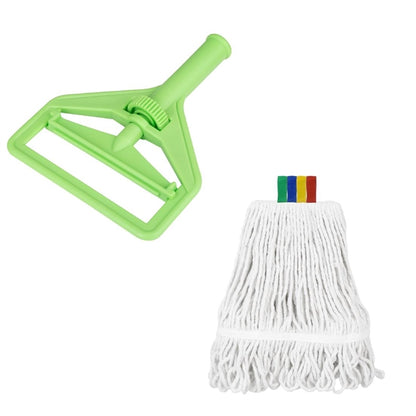 Jantex Connect Wide Kentucky Cotton Mop Head Green 400g sa863