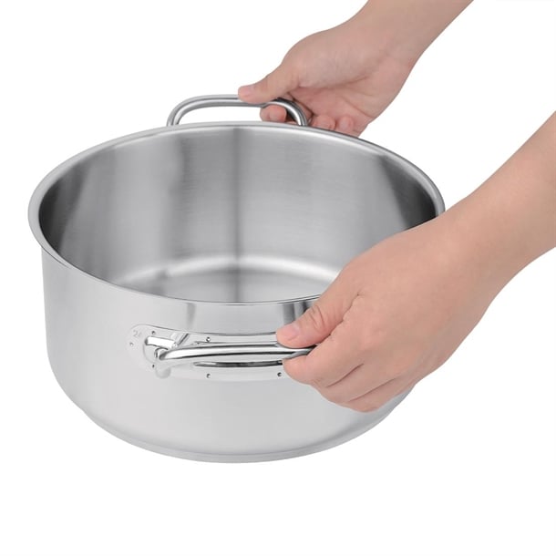 Vogue Stainless Steel Casserole Pan 24cm t149