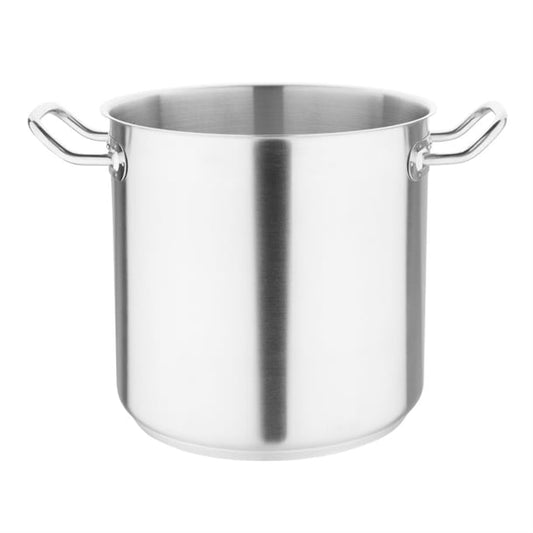 Vogue Stainless Steel Deep Stock Pot 24cm t192