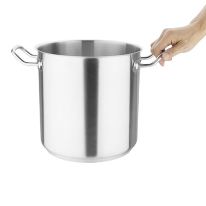 Vogue Stainless Steel Deep Stock Pot 24cm t192