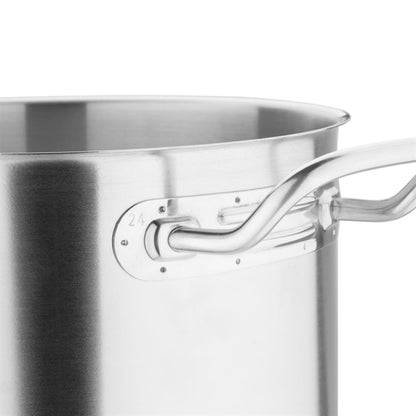 Vogue Stainless Steel Deep Stock Pot 24cm t192
