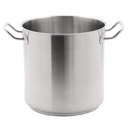 Vogue Stainless Steel Deep Stock Pot 30cm t193