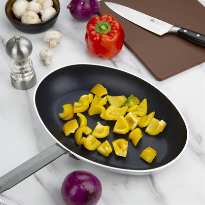 Vogue Aluminium Non-Stick Teflon Platinum Plus Oval Frying Pan 36cm ht988
