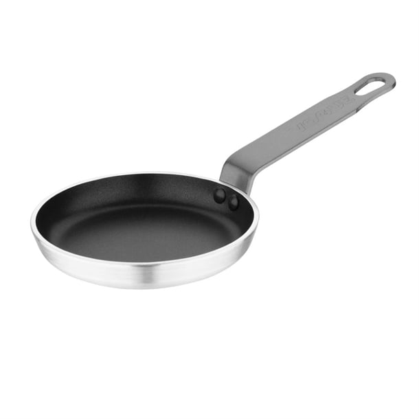Vogue Aluminium Non-Stick Teflon Blinis Pan 12cm t358