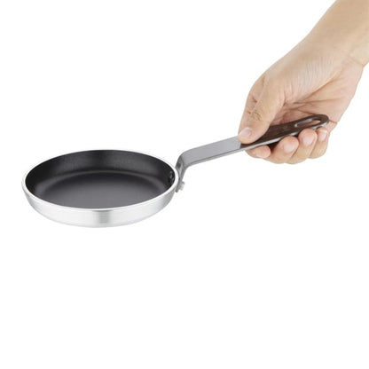 Vogue Aluminium Non-Stick Teflon Blinis Pan 12cm t358