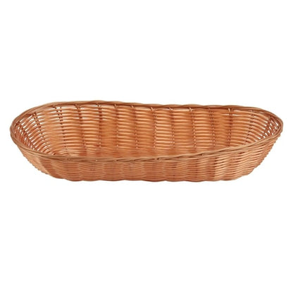 Olympia Poly Wicker Large Baguette Baskets (6 Pack) t366