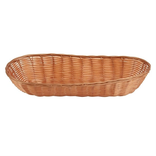 Olympia Poly Wicker Large Baguette Baskets (6 Pack) t366