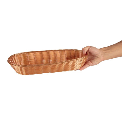 Olympia Poly Wicker Large Baguette Baskets (6 Pack) t366