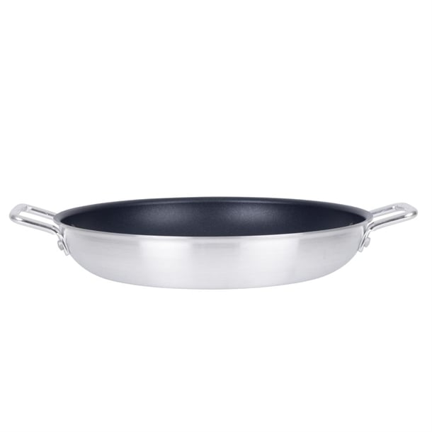 Vogue Aluminium Non-stick Teflon Platinum Plus Paella Pan 35cm ht990