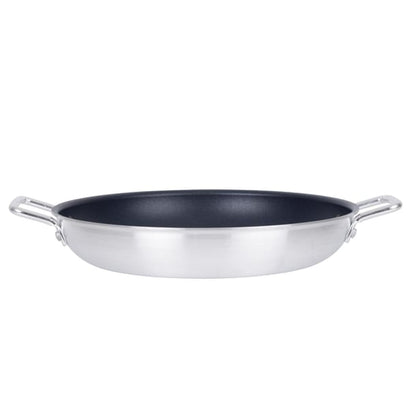 Vogue Aluminium Non-stick Teflon Platinum Plus Paella Pan 35cm ht990