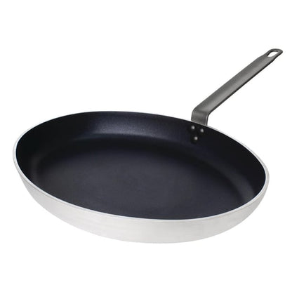 Vogue Aluminium Non-Stick Teflon Platinum Plus Oval Frying Pan 36cm ht988