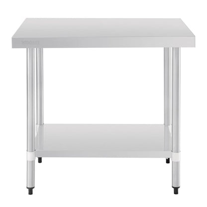 Vogue Stainless Steel Prep Table 900mm t375