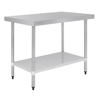 Vogue Stainless Steel Prep Table 1200mm t376