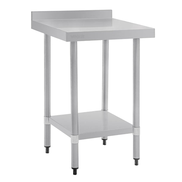 Vogue Stainless Steel Prep Table with Upstand 600mm t379