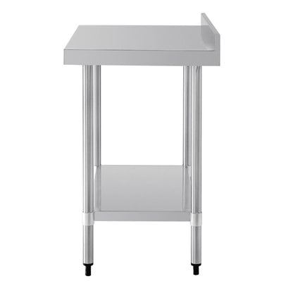 Vogue Stainless Steel Prep Table with Upstand 900mm t380