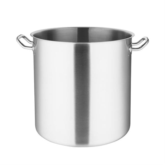 Vogue Stainless Steel Deep Stock Pot 36cm t555
