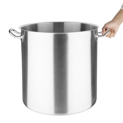 Vogue Stainless Steel Deep Stock Pot 40cm t556