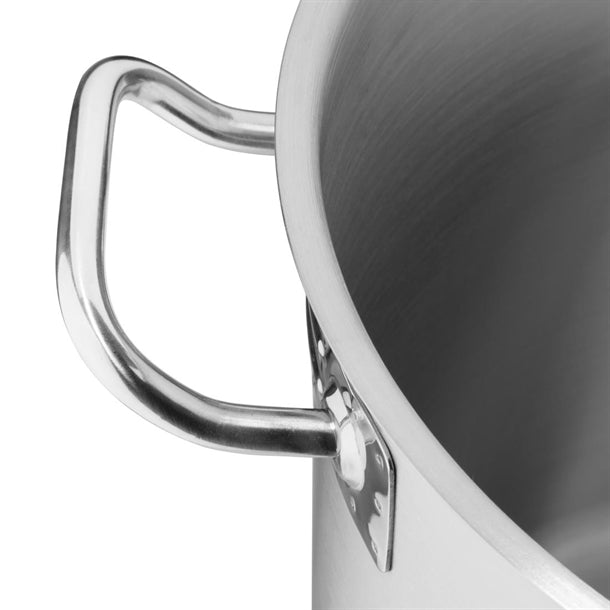 Vogue Stainless Steel Deep Stock Pot 40cm t556