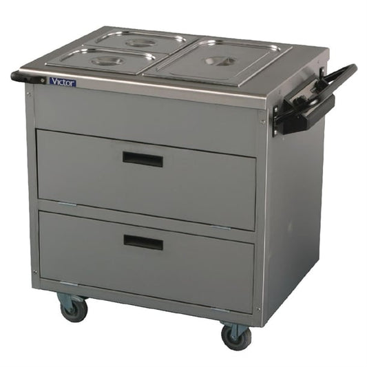 Victor Ambassador Junior HotKold Service Trolley AMB2 t724